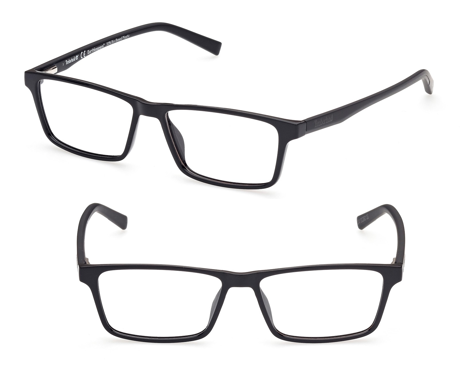 montatura occhiali da vista per uomo e donna rettangolari neutri rettangolare neri non graduati lenti neutre quadrati firmati timberland montature nera